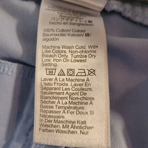 J CREW H5616 Womens Baby Blue Classic Chino Shorts Sz 6 Mid-Rise Flat Front - Picture 6 of 10